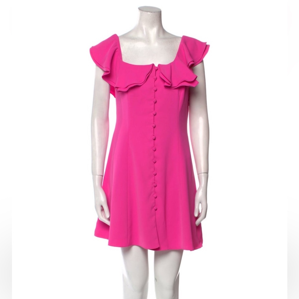 Jay Godfrey Square Neckline Mini Dress